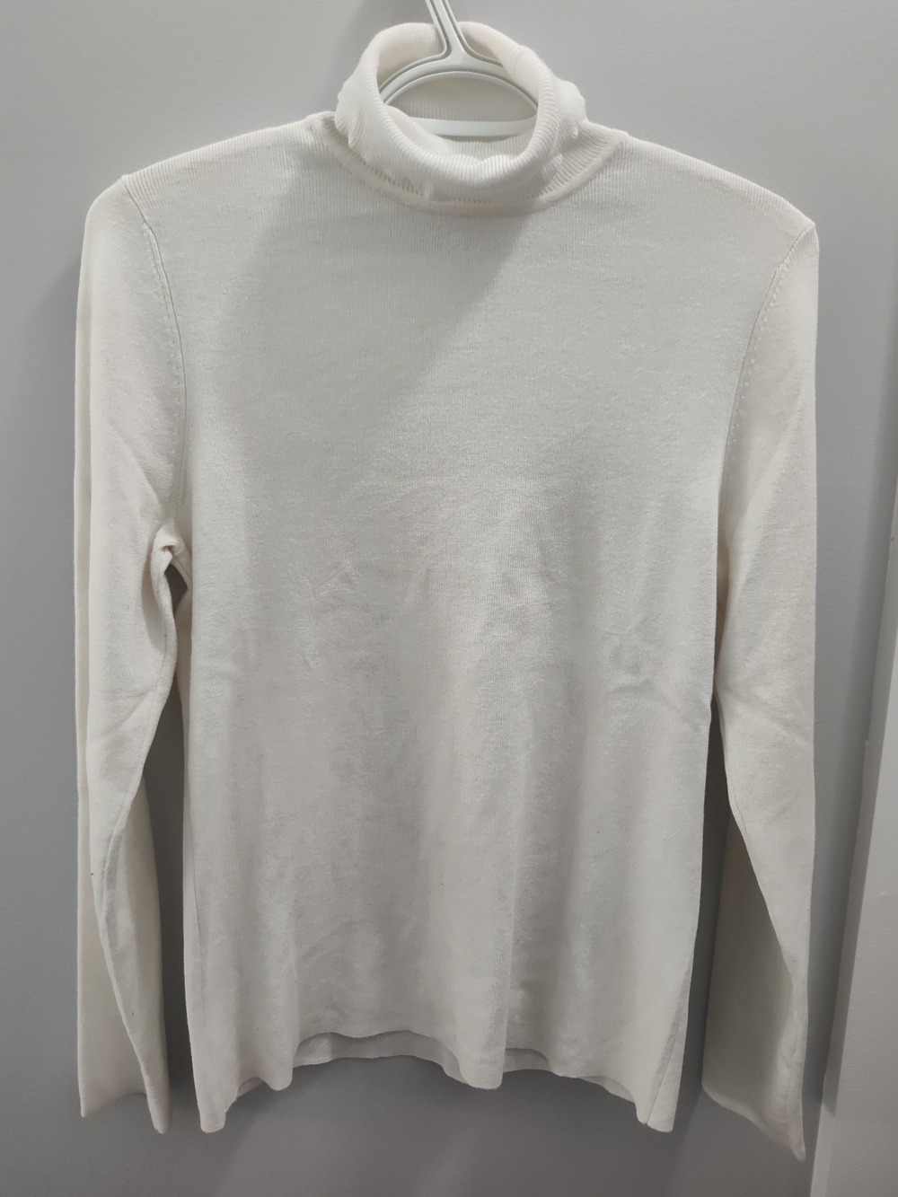 Chico's Ivory Turtleneck Sweater
